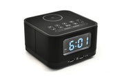 HS1-PD Clock Alarm Clock with USB Charging, Bluetooth & FM Radio
