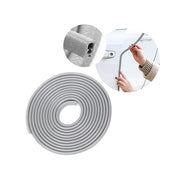 شريط قفل استك بطول 5 امتار لباب السيارة، شريط ختم لحافة الباب، شريط حماية مانع للتسرب لحماية محرك المركبات ومقاومة الغبار، ابيض