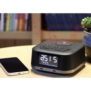 D8-PD Bluetooth Speaker with Alarm Clock and Wireless Charging Function