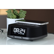 D8-PD Bluetooth Speaker with Alarm Clock and Wireless Charging Function