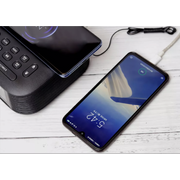 D8-PD Bluetooth Speaker with Alarm Clock and Wireless Charging Function