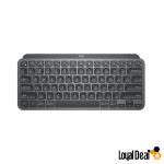 Logitech MX Keys Mini Minimalist Wireless Illuminated Keyboard, Compact, Bluetooth, Backlit, USB-C, Compatible with Apple macOS, iOS, Windows, Linux, Android, Metal Build, Arabic Keyboard - Graphite