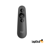 Logitech R500s Laser Class 1 Presenter Bluetooth and USB Presentation Clicker - Universal Compatibility, 20m range, Customizable, Smart Battery 12 months.